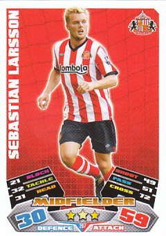 Sebastian Larsson Sunderland 2011/12 Topps Match Attax #267